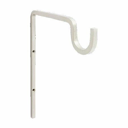 AURIC 9 in. Long Utility Wall Hook, Satin Nickle AU3240391